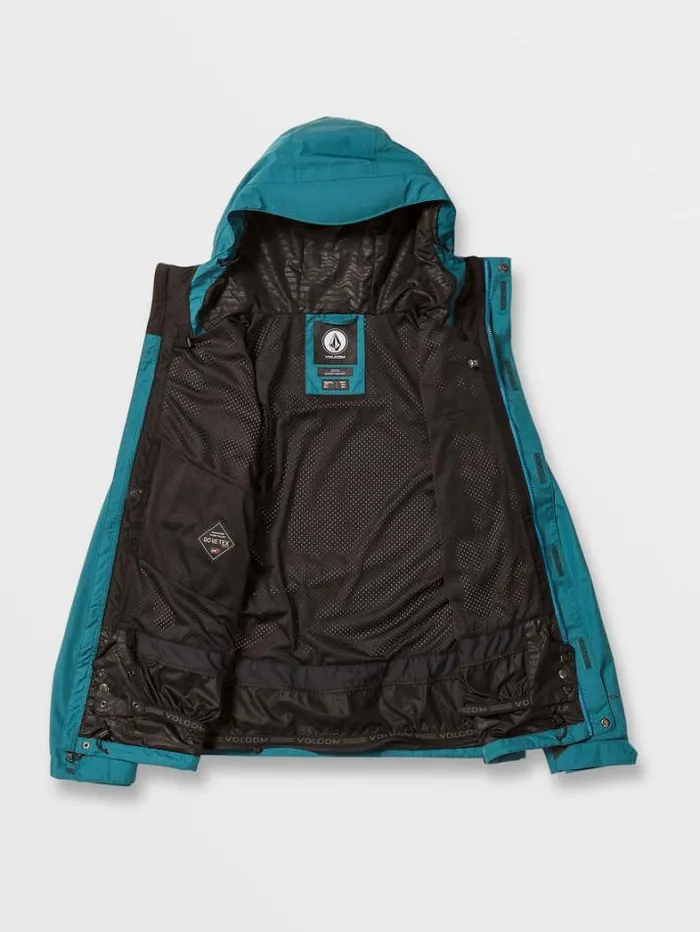 Mens Jackets Volcom Dua GoreTex Jacket 8211 Blue