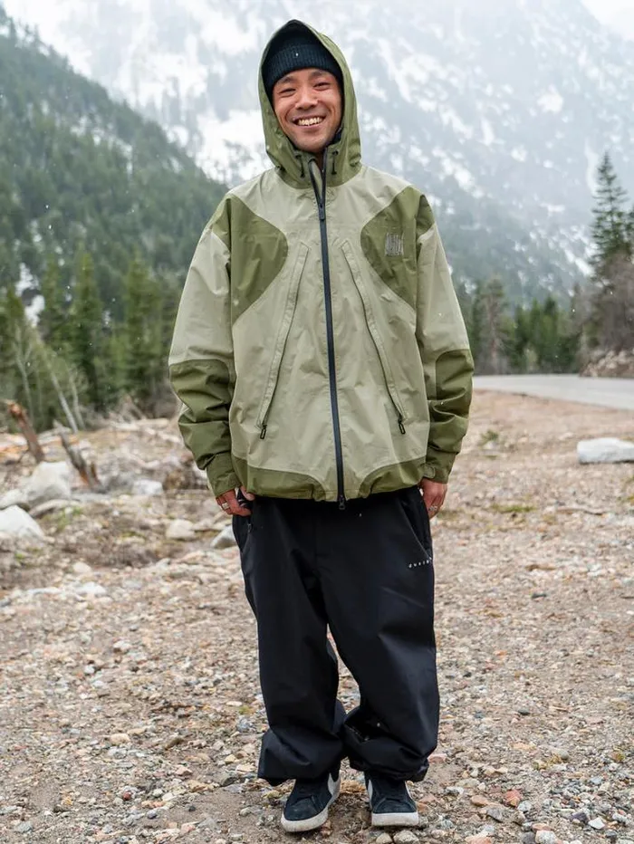 Mens Jackets Volcom Feeltoogood GoreTex Jacket 8211 Light Military