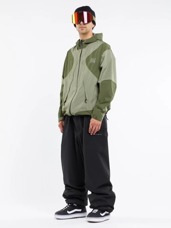 Mens Jackets Volcom Feeltoogood GoreTex Jacket 8211 Light Military