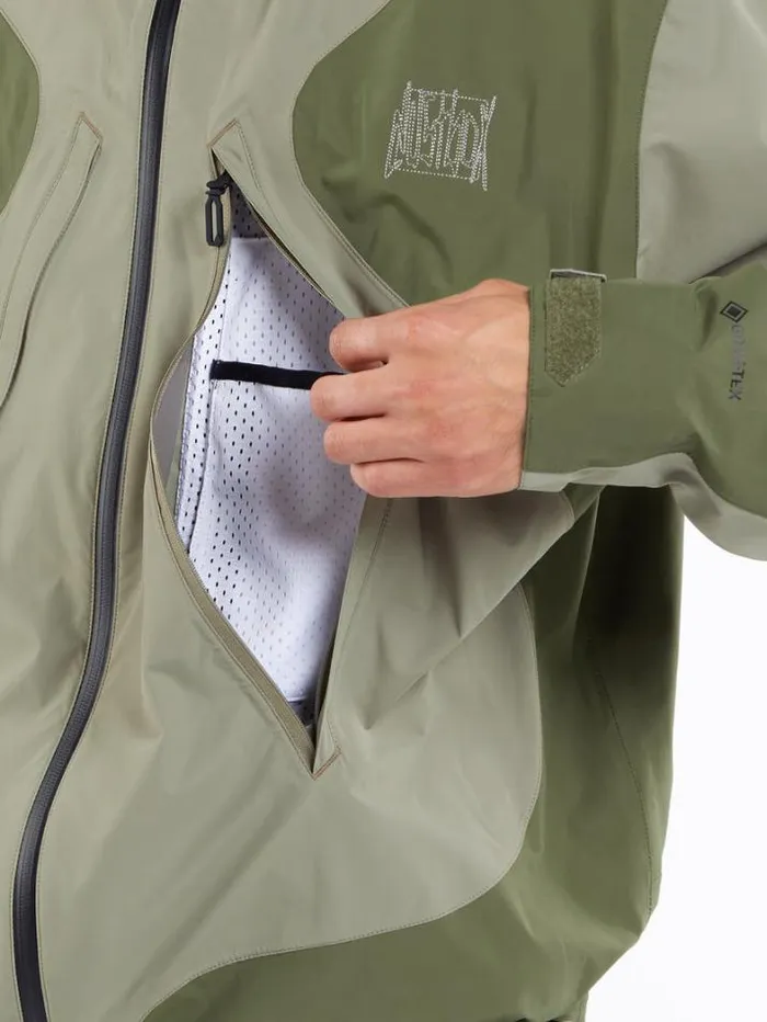 Mens Jackets Volcom Feeltoogood GoreTex Jacket 8211 Light Military