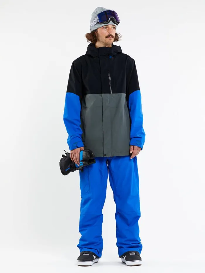 Mens Jackets Volcom L GoreTex Jacket 8211 Electric Blue