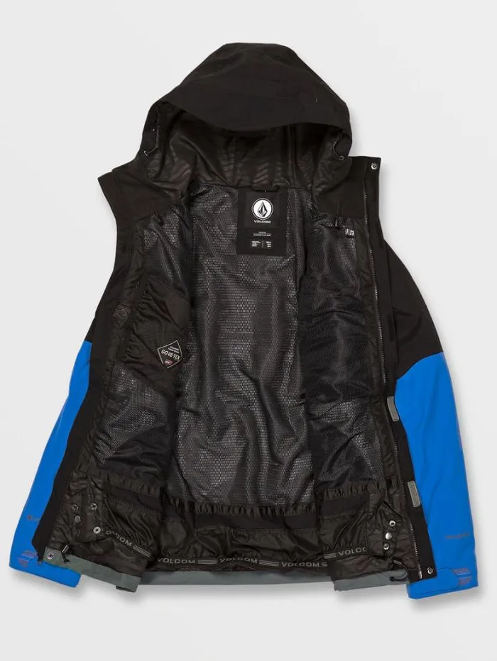 Mens Jackets Volcom L GoreTex Jacket 8211 Electric Blue