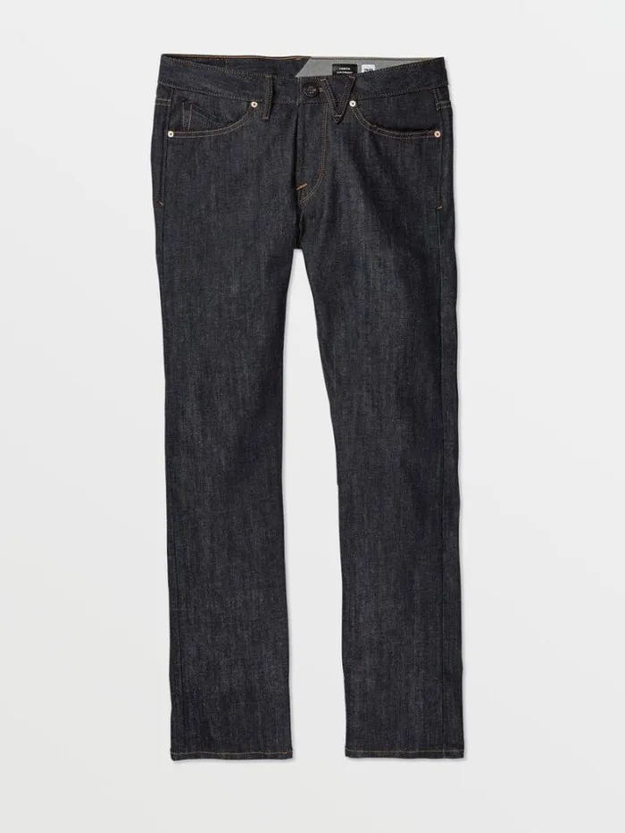 Mens Jeans Volcom Vorta Slim Fit Jeans 8211 Rinse