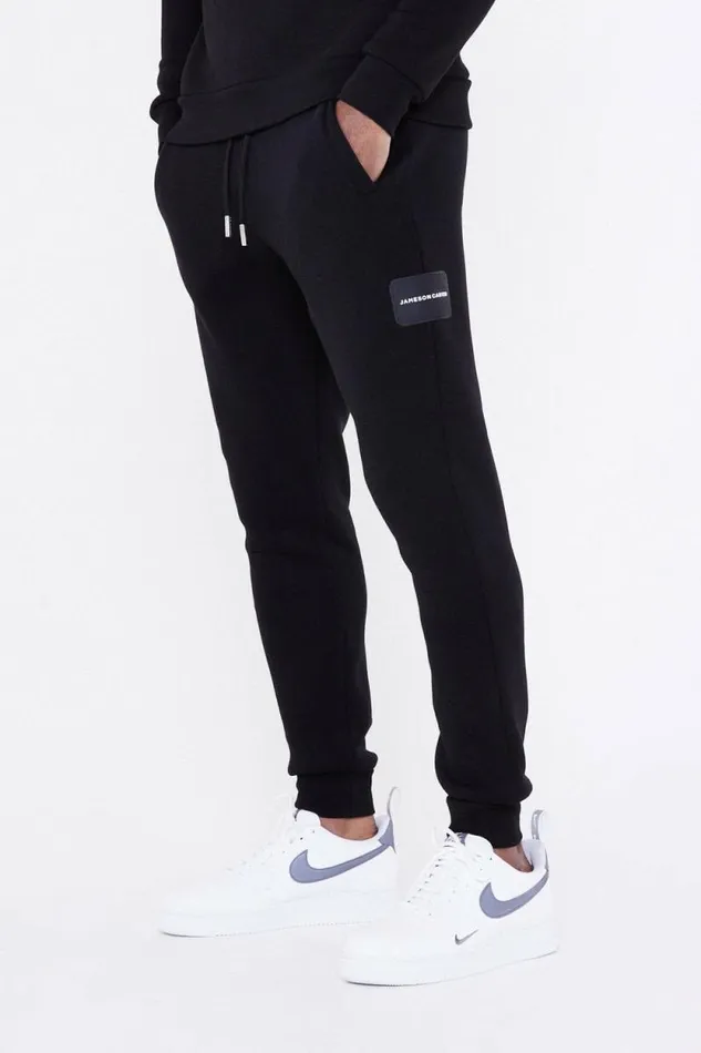 Mens Matt Jogger 8211 Black Jameson Carter Tracksuits