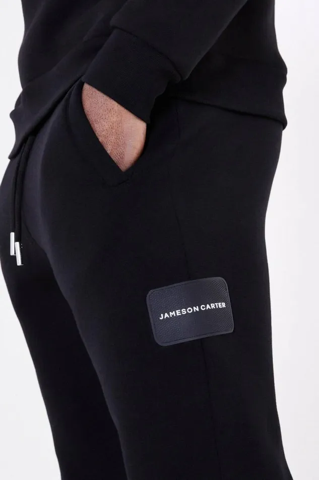 Mens Matt Jogger 8211 Black Jameson Carter Tracksuits