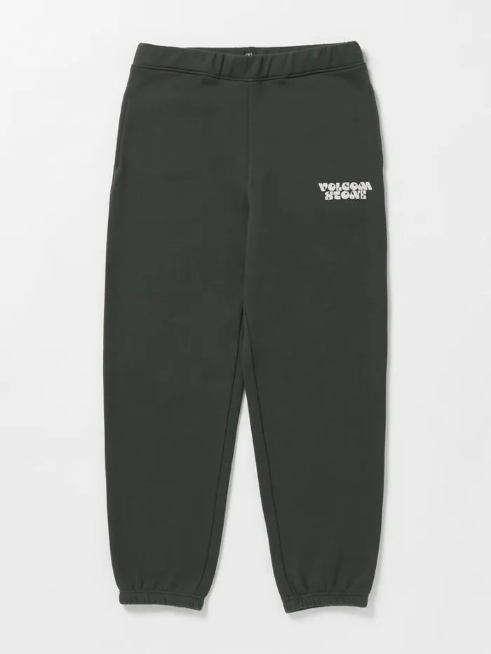 Mens Pants Volcom Earth Tripper Elastic Waist Fleece Pants 8211 Stealth