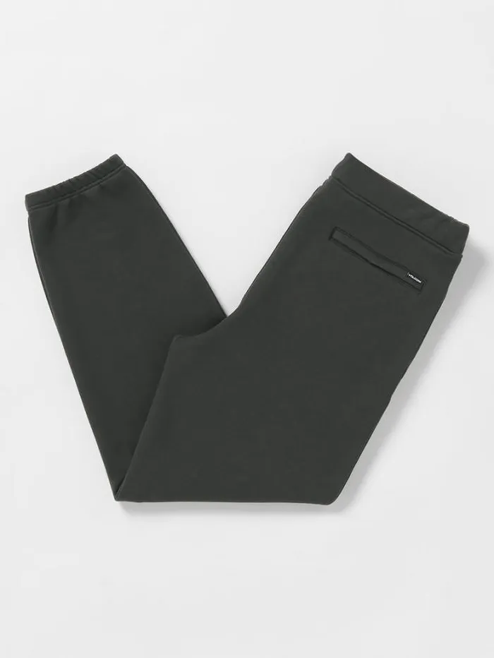Mens Pants Volcom Earth Tripper Elastic Waist Fleece Pants 8211 Stealth