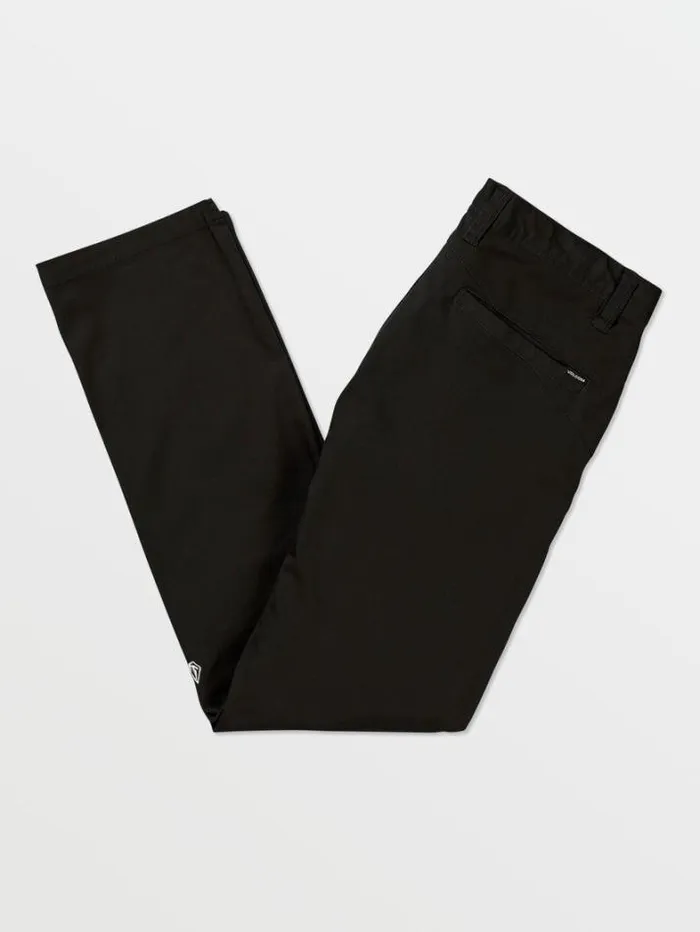 Mens Pants Volcom Frickin Modern Stretch Chino Pants 8211 Black