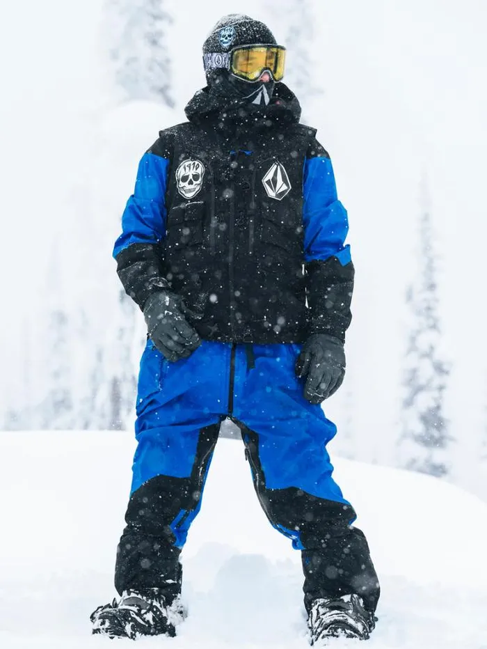 Mens Pants Volcom Jamie Lynn GoreTex Jumpsuit 8211 Electric Blue