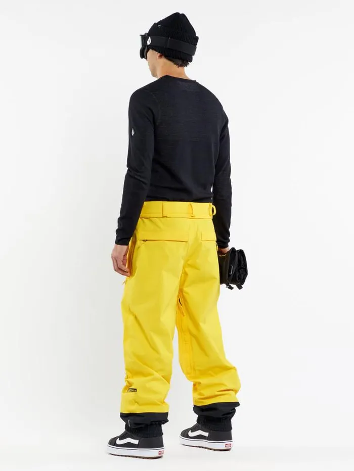 Mens Pants Volcom Longo GoreTex Pants 8211 Bright Yellow