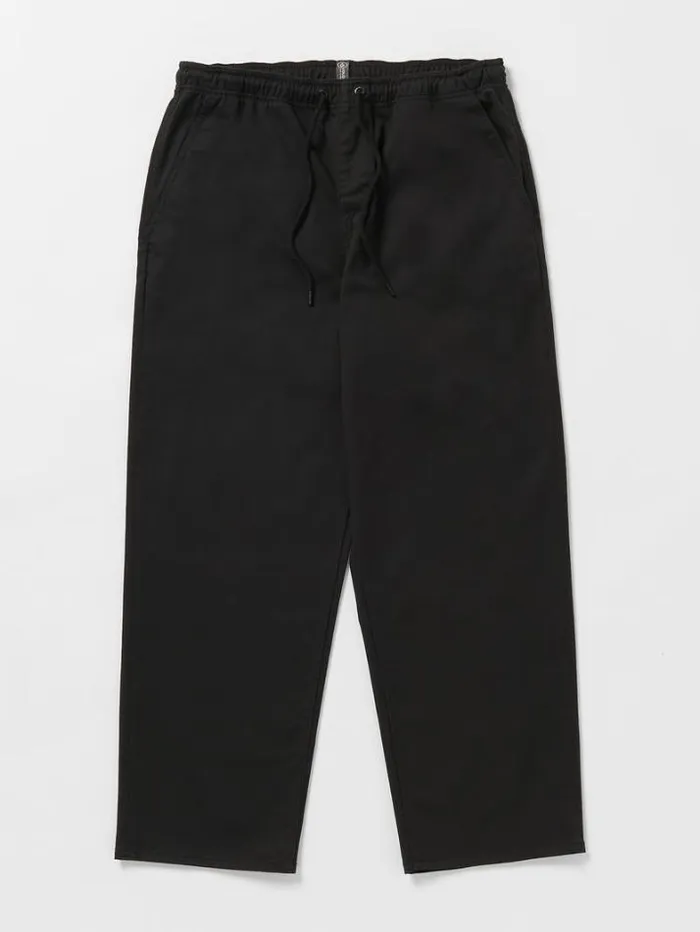 Mens Pants Volcom Outer Spaced Casual Pants 8211 Black