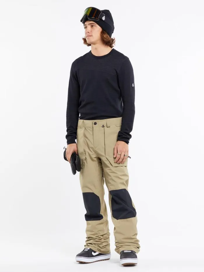 Mens Pants Volcom Roan Pants 8211 Dark Khaki