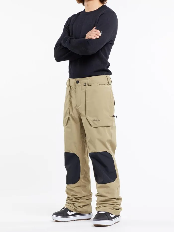 Mens Pants Volcom Roan Pants 8211 Dark Khaki