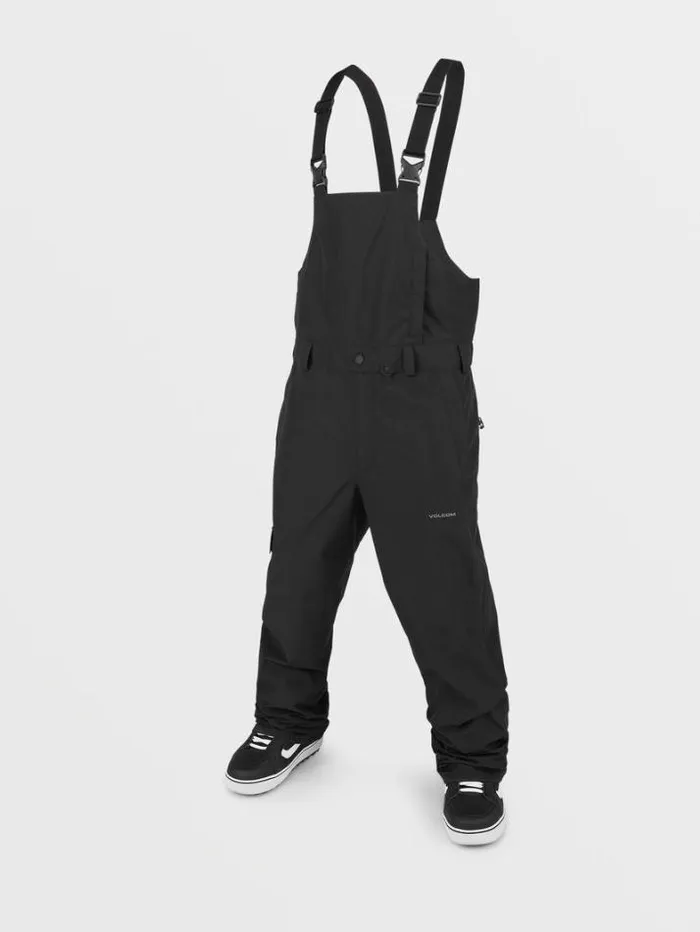Mens Pants Volcom VCo Sparta Bib Overalls 8211 Black