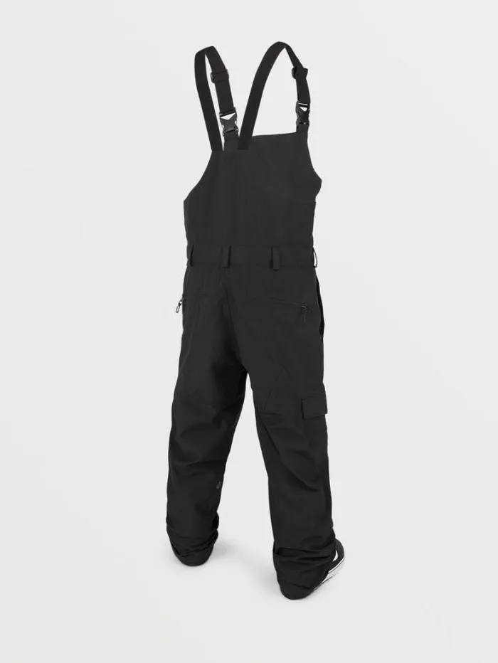 Mens Pants Volcom VCo Sparta Bib Overalls 8211 Black