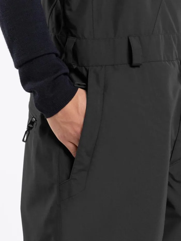 Mens Pants Volcom VCo Sparta Bib Overalls 8211 Black