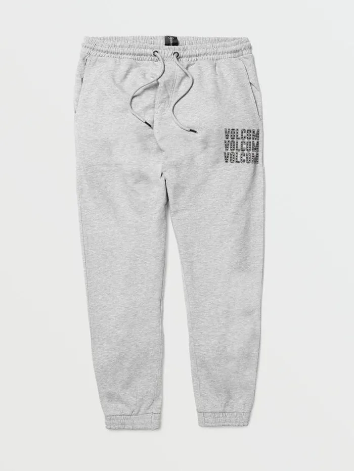 Mens Pants Volcom Vibes Time Elastic Waist Pants 8211 Heather Grey