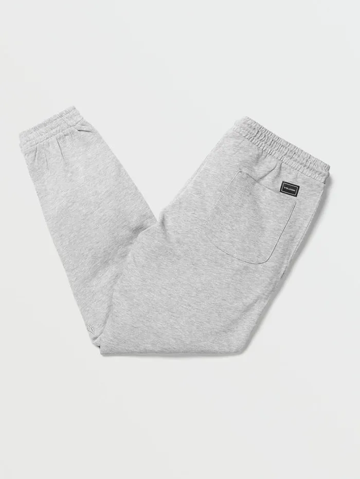 Mens Pants Volcom Vibes Time Elastic Waist Pants 8211 Heather Grey