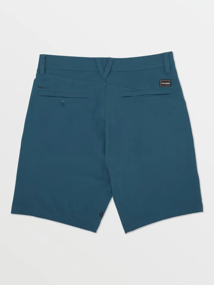 Mens Shorts Volcom Frickin Cross Shred Shorts 8211 Cruzer Blue