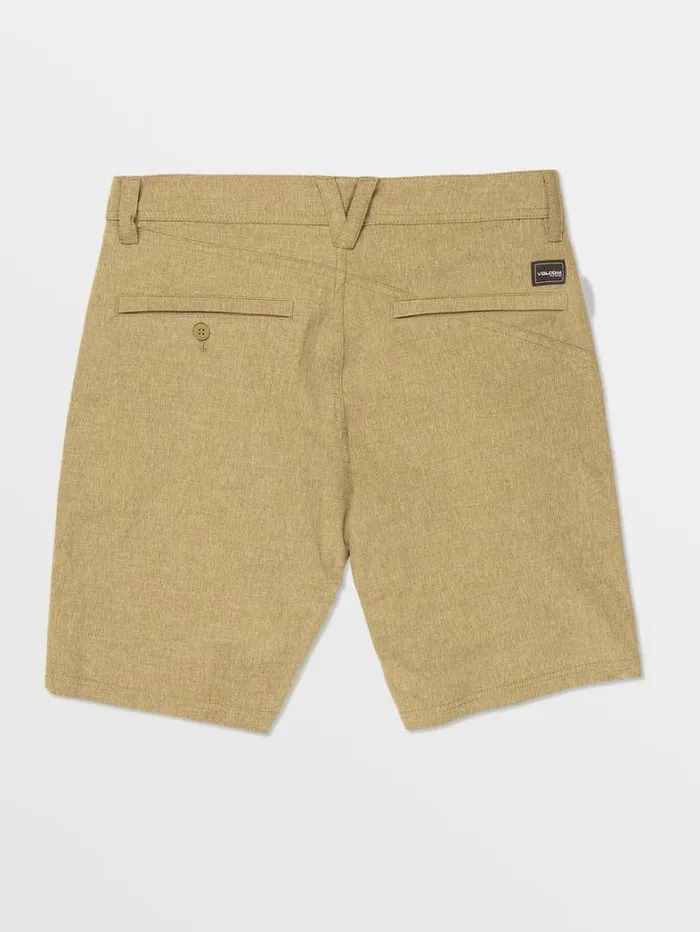 Mens Shorts Volcom Frickin Cross Shred Static Shorts 8211 Dark Khaki