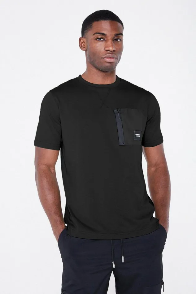 Mens Stealth Tech TShirt 8211 Black Jameson Carter TShirts