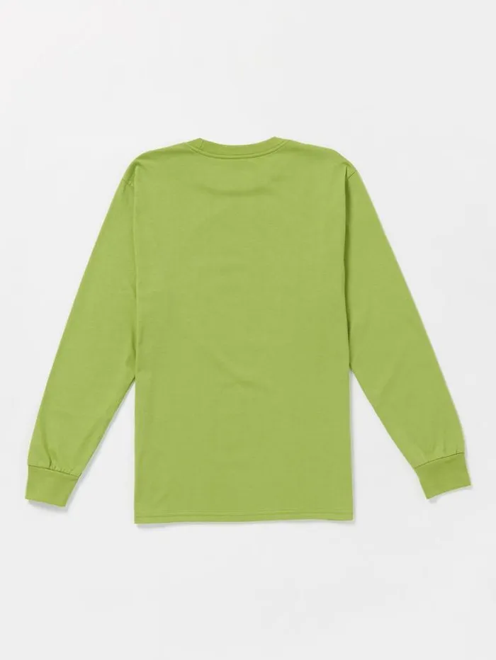 Mens TShirts and Tanks Volcom Blastoff Long Sleeve Tee 8211 Seaweed Green