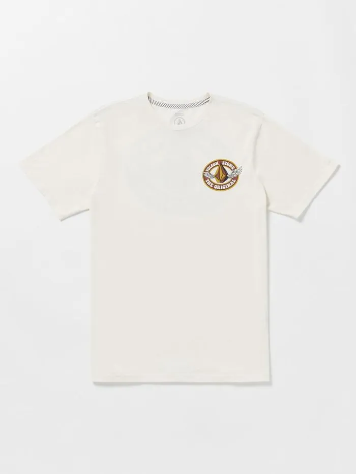 Mens TShirts and Tanks Volcom Hi Flyer Short Sleeve Tee 8211 Off White