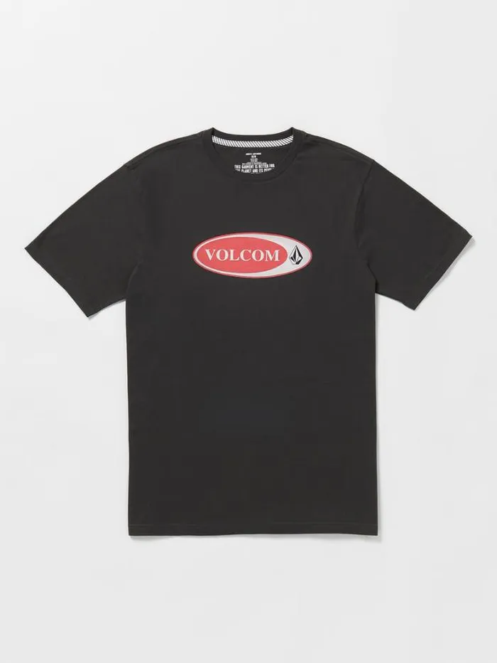 Mens TShirts and Tanks Volcom Vellipse Short Sleeve Tee 8211 Stealth