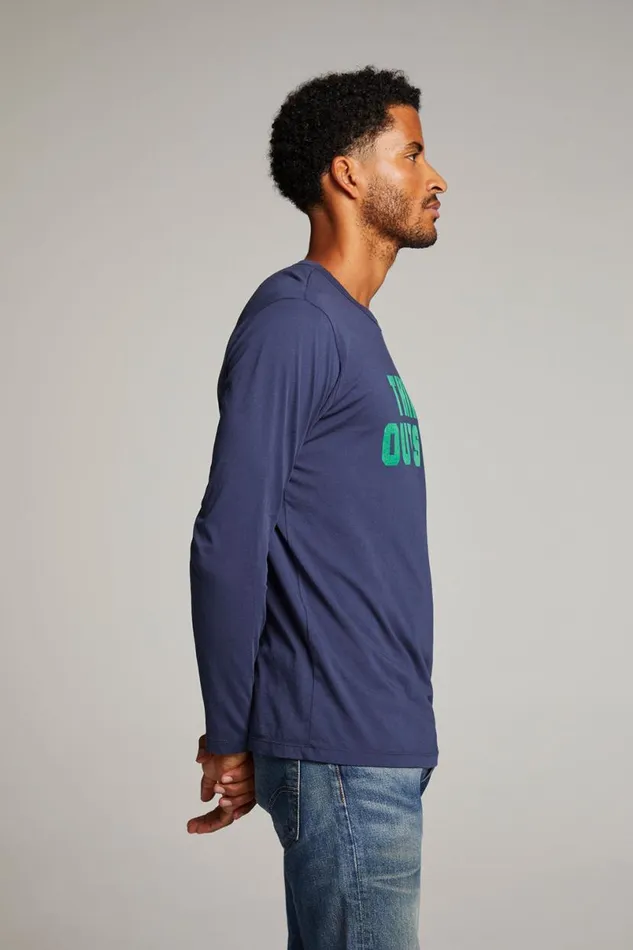 Mens Tops Chaser Brand Think Outside Mens Long Sleeve