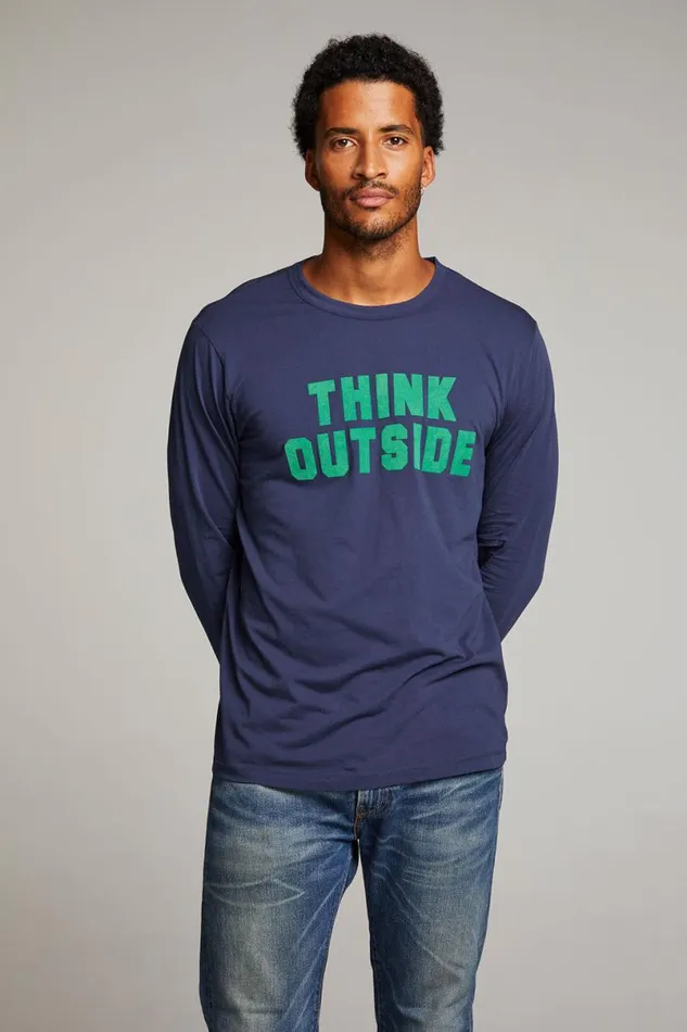 Mens Tops Chaser Brand Think Outside Mens Long Sleeve