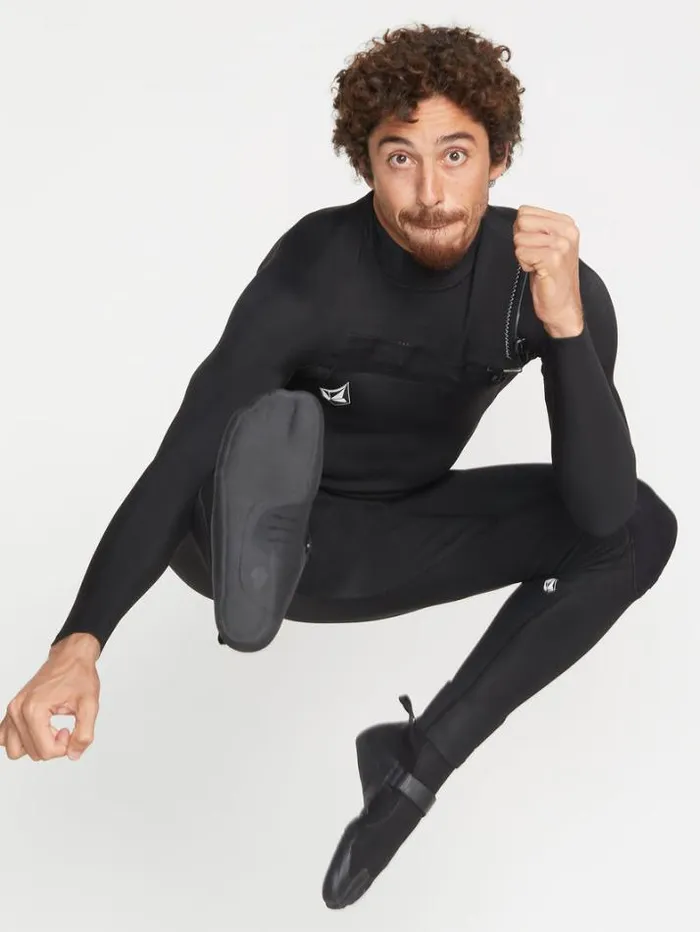 Mens Wetsuits Volcom 5mm Round Toe Bootie 8211 Black