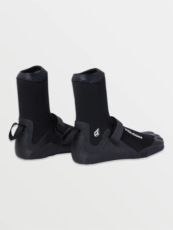 Mens Wetsuits Volcom 5mm Round Toe Bootie 8211 Black