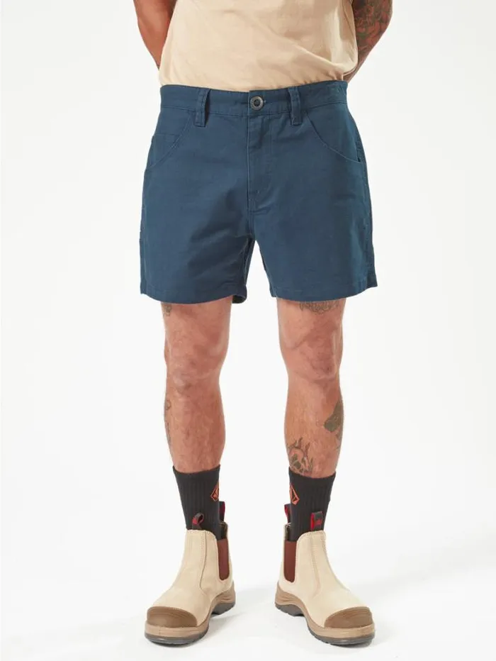 MensWorkwear Shorts Volcom Workwear Bevel Work Shorts 8211 Navy