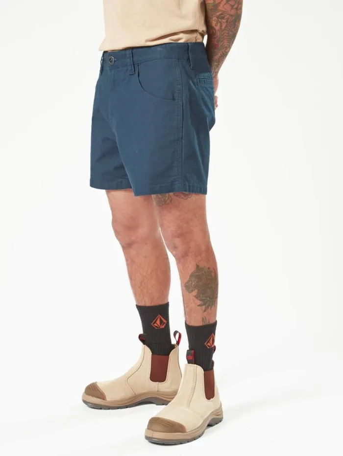 MensWorkwear Shorts Volcom Workwear Bevel Work Shorts 8211 Navy