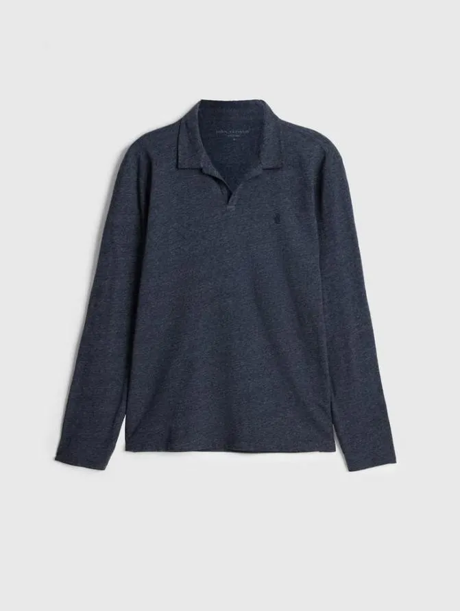 MERCURY POLO Navy Clothing John Varvatos Polos