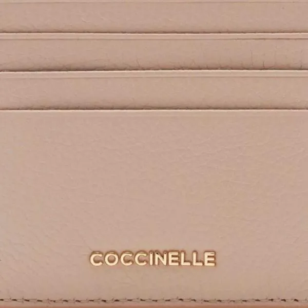 Metallic Soft Rosette Women Coccinelle Wallets and Small Leather Goods Metallic Soft Rosette Women Coccinelle Wallets and Small Leather Goods