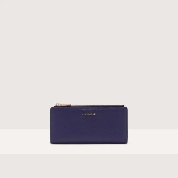 Metallic Tricolor Royrosewolamb Women Coccinelle Wallets and Small Leather Goods