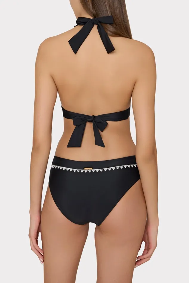 Milly Crochet Stitch Bikini Bottom Blackwhite Women Bikinis Milly Crochet Stitch Bikini Bottom Blackwhite Women Bikinis