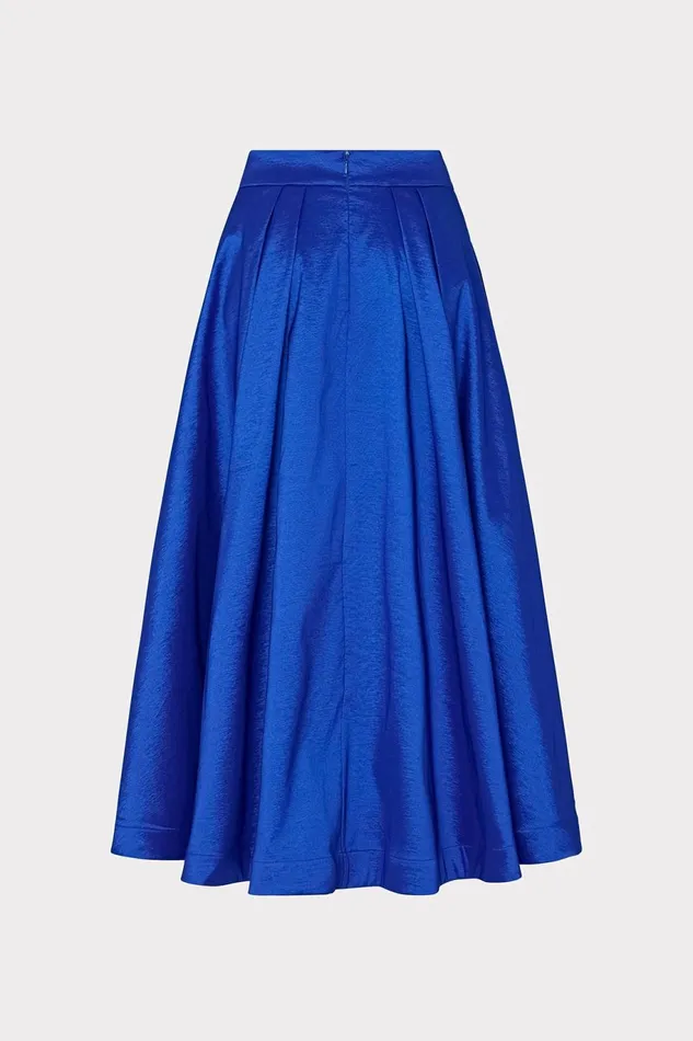 Milly Juliet Taffeta Midi Skirt Blue Women Matching Sets Milly Juliet Taffeta Midi Skirt Blue Women Matching Sets