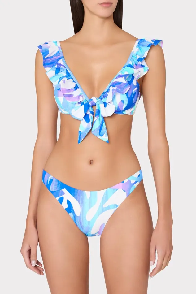 Milly Margot Italian Under The Sea Bikini Bottom Blue Multi Women Bikinis Milly Margot Italian Under The Sea Bikini Bottom Blue Multi Women Bikinis