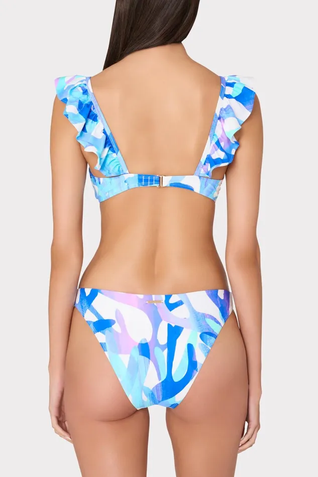 Milly Margot Italian Under The Sea Bikini Bottom Blue Multi Women Bikinis Milly Margot Italian Under The Sea Bikini Bottom Blue Multi Women Bikinis