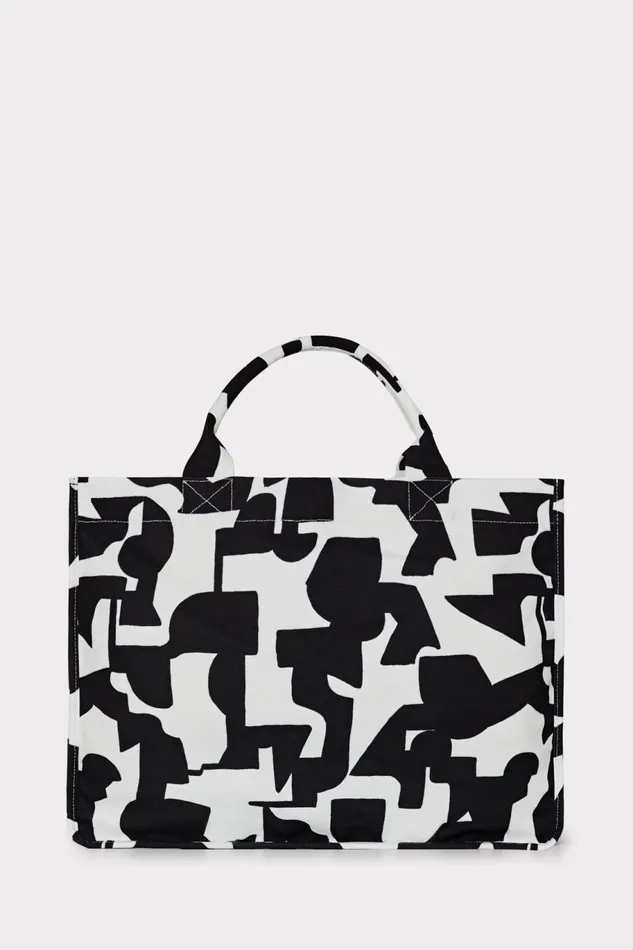 Milly Milly Mimi Tote Bag Blackecru Women Swim and Coverups Milly Milly Mimi Tote Bag Blackecru Women Swim and Coverups