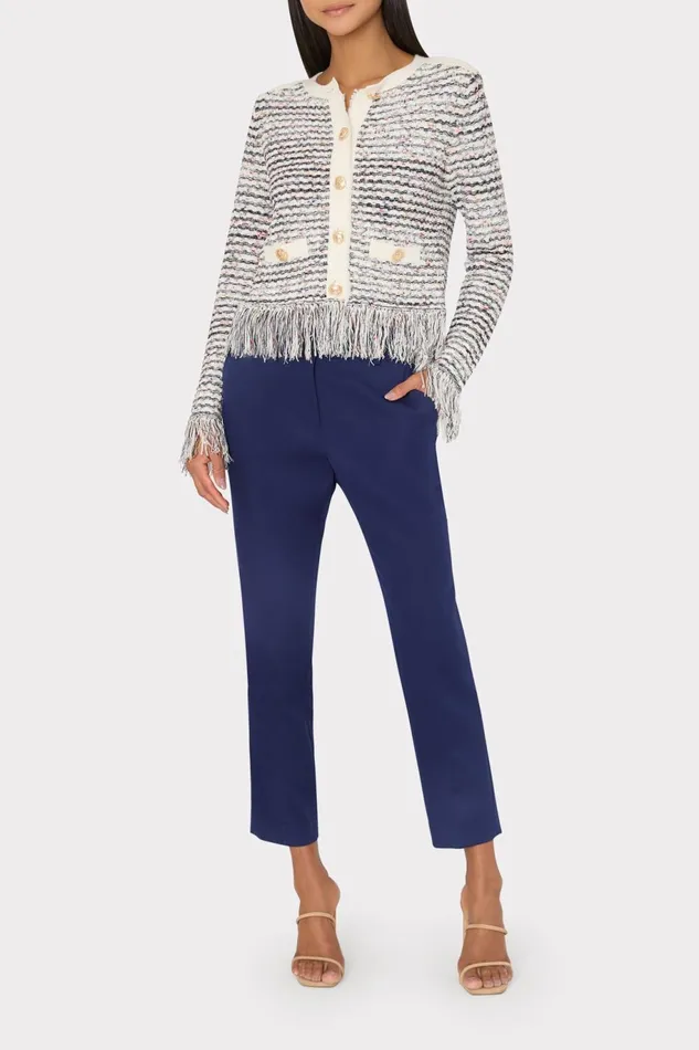 Milly Nicola Cady Pants Navy Women Matching Sets