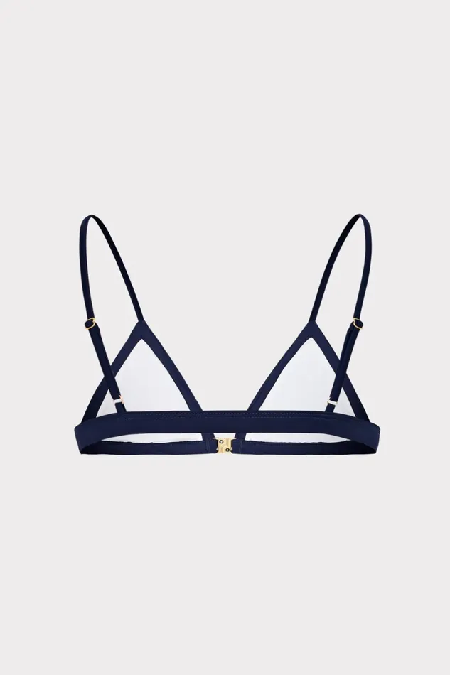 Milly Positano Color Block Bikini Top Navy Multi Women Bikinis Milly Positano Color Block Bikini Top Navy Multi Women Bikinis