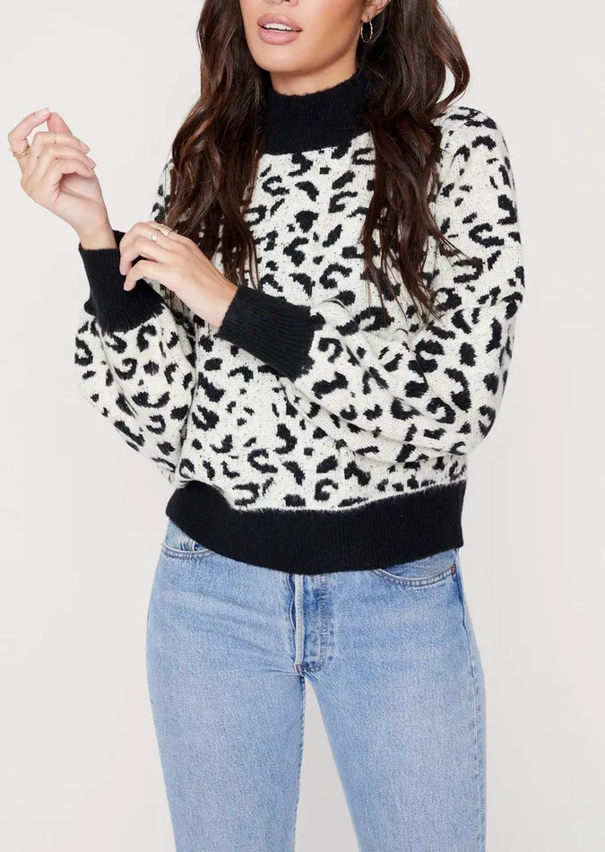 My Dearest Sweater Greyblack Women Lost Wander Sweaters