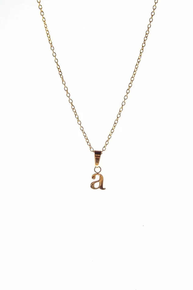 Nella Initial Necklace Gold Women Bohme Jewelry