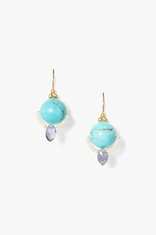 Neptune Earrings Turquoise Women Chan Luu Earrings