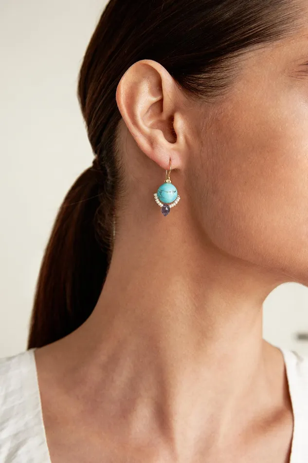 Neptune Earrings Turquoise Women Chan Luu Earrings