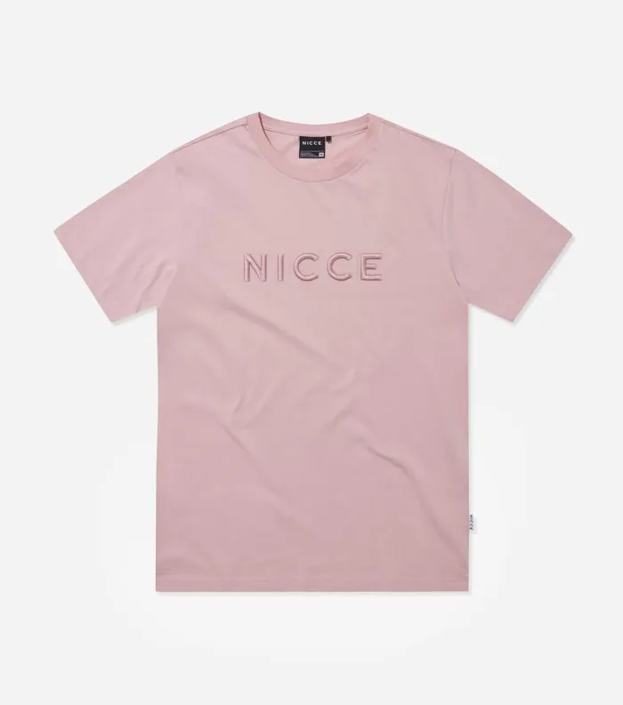 NICCE TShirts Mens NICCE Mercury TShirt Chalk Pink
