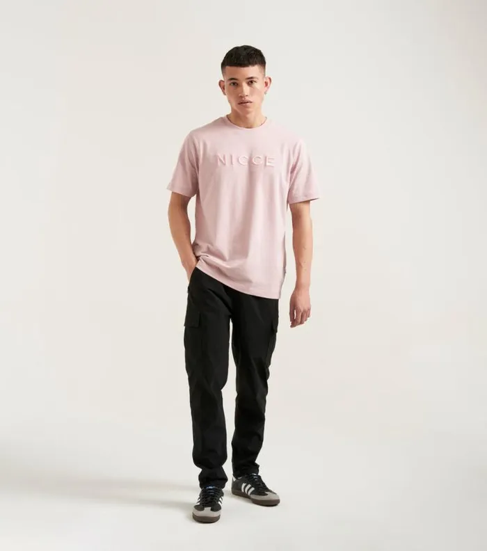NICCE TShirts Mens NICCE Mercury TShirt Chalk Pink